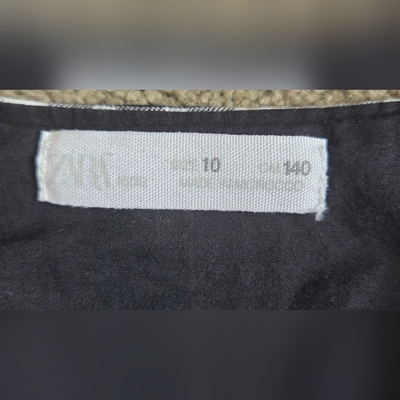 SOLD   Zara Plaid Black and White Dress Size 10 - Picture 3 of 5
